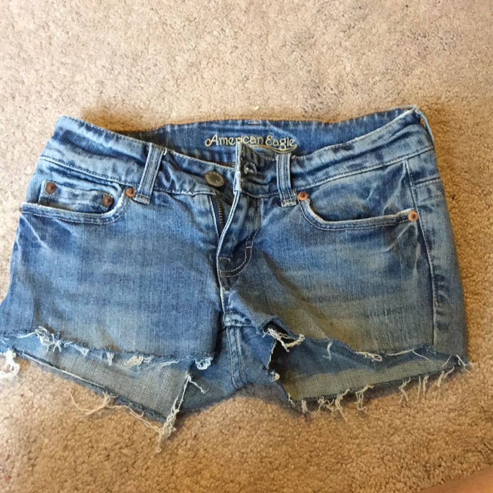 American eagle jean shorts
